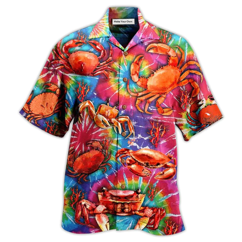 Hawaiian Shirt / Adults / S Crab Red Love It Forever - Hawaiian Shirt - Reefox