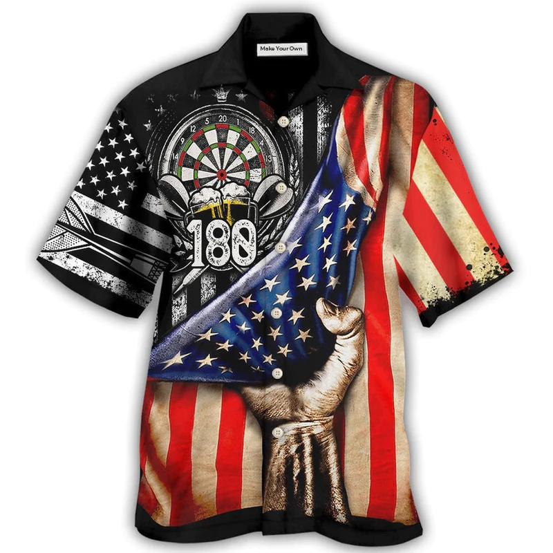 Hawaiian Shirt / Adults / S Darts Independence Day - Hawaiian Shirt - Reefox