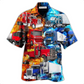 Hawaiian Shirt / Adults / S Truck Keep On Trucking Driver Cool and Hot - Hawaiian Shirt - Reefox