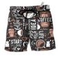 Beach Short / Adults / S Coffee Start Your Day With The Coffee Good Idea - Beach Short Reefox - Owls Matrix LTD