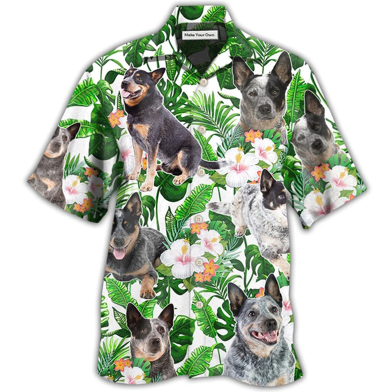 Hawaiian Shirt / Adults / S Australian Cattle Dog Tropical Floral - Hawaiian Shirt - Reefox