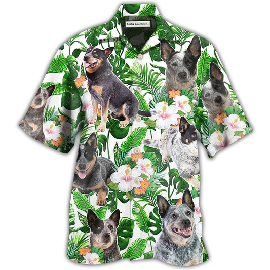 Hawaiian Shirt / Adults / S Australian Cattle Dog Tropical Floral - Hawaiian Shirt - Reefox