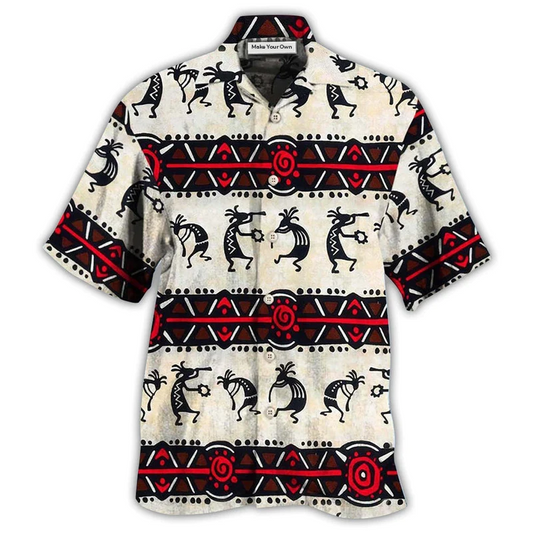 Hawaiian Shirt / Adults / S Native Style Love Peace Human - Hawaiian Shirt - Reefox
