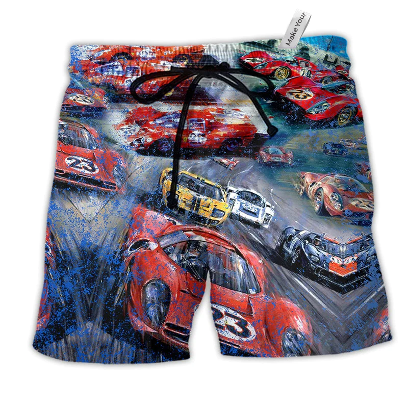 Beach Short / Adults / S Motorsport Racing You Win Some You Lose Some You Wreck - Beach Short Reefox - Owls Matrix LTD