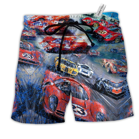 Beach Short / Adults / S Motorsport Racing You Win Some You Lose Some You Wreck - Beach Short Reefox - Owls Matrix LTD