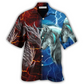 Dragon And Wolf Let's Fight - Hawaiian Shirt - Reefox