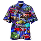 Hawaiian Shirt / Adults / S Car Green Red To Dream Stunning Style - Hawaiian Shirt - Reefox