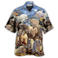 Hawaiian Shirt / Adults / S Goat Animals Amazing Moutain Goats With Snow - Hawaiian Shirt - Reefox