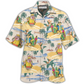 Hawaiian Shirt / Adults / S Cartoon Hippo And Turtle Tropical Style - Hawaiian shirt - Reefox