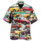 Hawaiian Shirt / Adults / S Car Summer Tropical Island - Hawaiian Shirt - Reefox