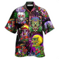 Hawaiian Shirt / Adults / S Skull Life is A Game Skull - Hawaiian Shirt - Reefox