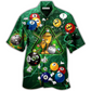 Hawaiian Shirt / Adults / S Billiard Lover Green Lightning - Hawaiian Shirt - Reefox
