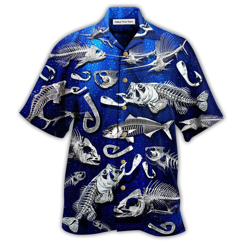 Hawaiian Shirt / Adults / S Fishing Sawbones Cool - Hawaiian Shirt - Reefox