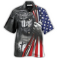 Hawaiian Shirt / Adults / S Jesus America One Nation Under God - Hawaiian Shirt - Reefox