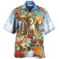 Hawaiian Shirt / Adults / S Chihuahua Loves Snow Merry Christmas - Hawaiian Shirt - Reefox