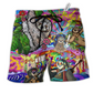 Beach Short / Adults / S Sloth Love Animals Life Style - Beach Short Reefox - Owls Matrix LTD