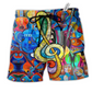 Beach Short / Adults / S Music Love Live Life Style - Beach Short Reefox - Owls Matrix LTD