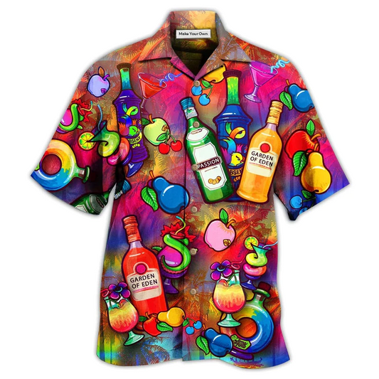 Hawaiian Shirt / Adults / S Wine Fruit Love It - Hawaiian Shirt - Reefox