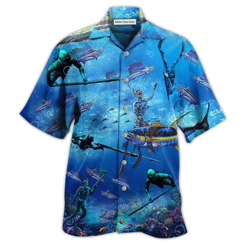 Hawaiian Shirt / Adults / S Ocean Discover - Hawaiian Shirt - Reefox