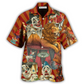 Hawaiian Shirt / Adults / S Clown Funny Happy Lion - Hawaiian Shirt - Reefox