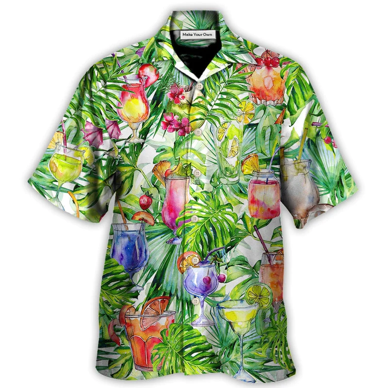 Hawaiian Shirt / Adults / S Cocktail Beach Drinks Bar Party - Hawaiian Shirt - Reefox
