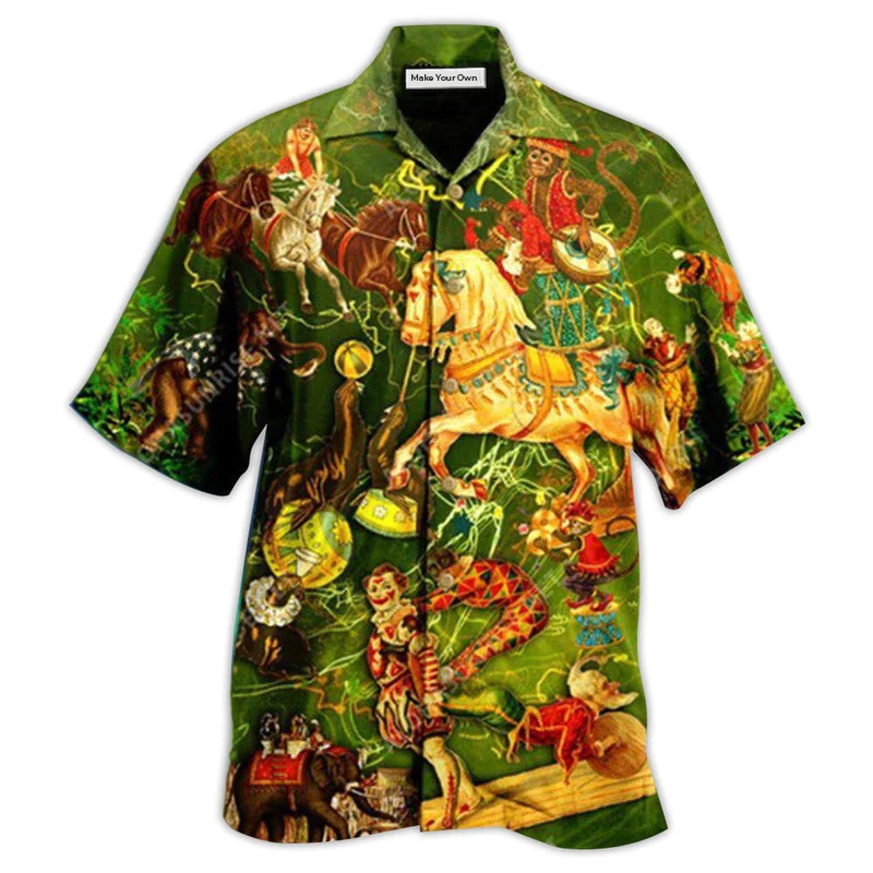 Hawaiian Shirt / Adults / S Circus Life Is Full Of Magical Moments Amazing Animal - Hawaiian Shirt - Reefox