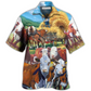 Hawaiian Shirt / Adults / S Cow Peaceful Life Hereford Cow - Hawaiian Shirt - Reefox