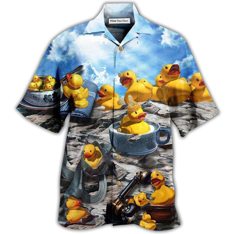 Hawaiian Shirt / Adults / S Duck Better With Rubber Duck - Hawaiian Shirt - Reefox