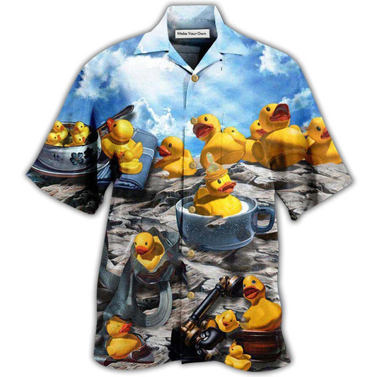 Hawaiian Shirt / Adults / S Duck Better With Rubber Duck - Hawaiian Shirt - Reefox