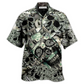 Hawaiian Shirt / Adults / S Skull Love Money - Hawaiian Shirt - Reefox