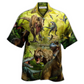 Hawaiian Shirt / Adults / S Dinosaur My Love Dinosaur World - Hawaiian Shirt - Reefox