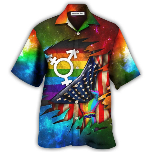 Hawaiian Shirt / Adults / S LGBT I Am Brave I Am Bruised Cool - Hawaiian Shirt - Reefox