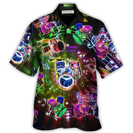 Hawaiian Shirt / Adults / S Drum It's Not A Hobby It's A Lifestyle - Hawaiian Shirt - Reefox