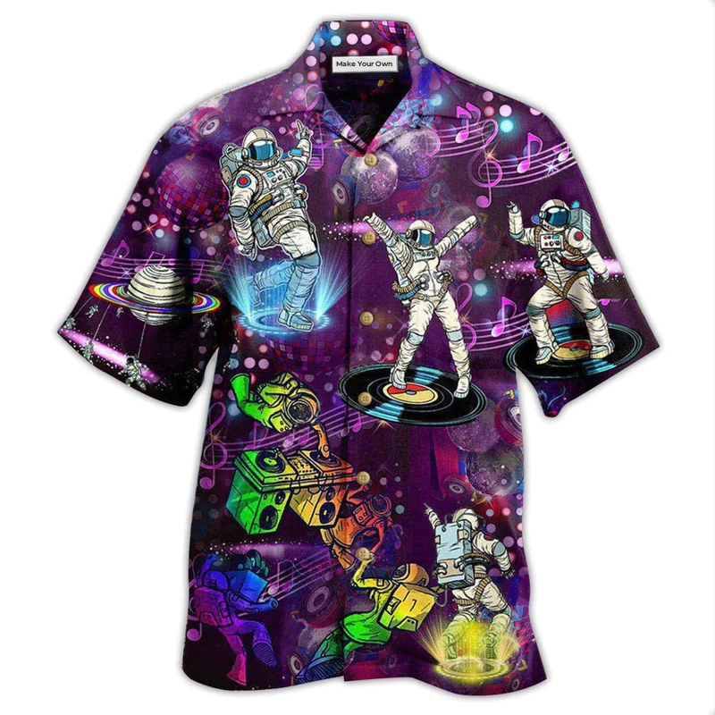 Hawaiian Shirt / Adults / S Music Everybody Needs A Little More Disco - Hawaiian Shirt - Reefox