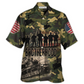 Hawaiian Shirt / Adults / S Veteran Thanks For Your Brave Veteran Brotherhood - Hawaiian Shirt - Reefox