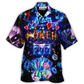 Poker Neon Casino Slot Machine With Jackpot - Hawaiian Shirt - Reefox