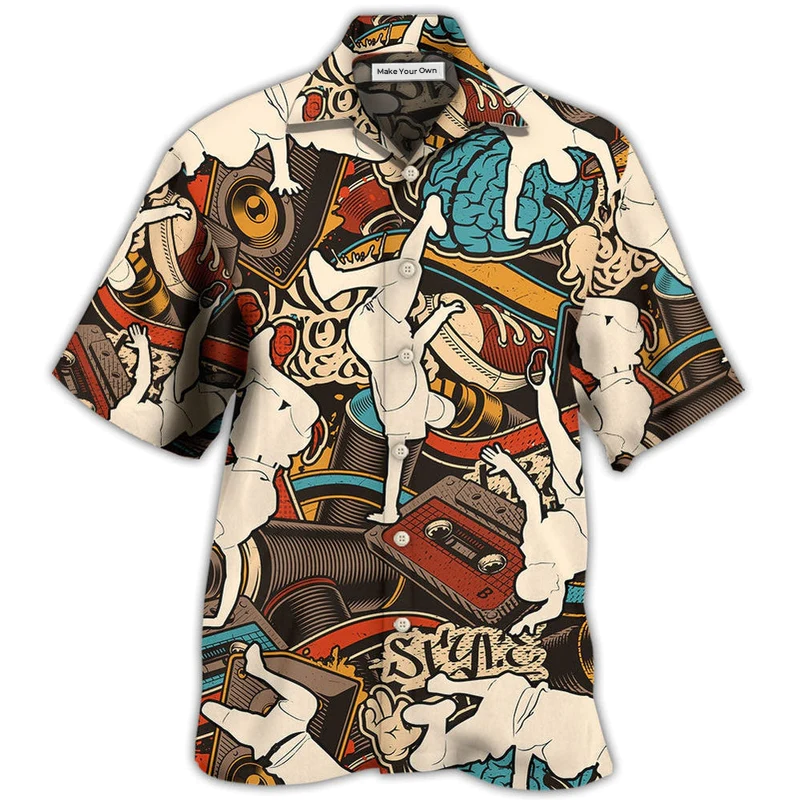 Hawaiian Shirt / Adults / S Dance Break Dance Cool Style - Hawaiian Shirt - Reefox