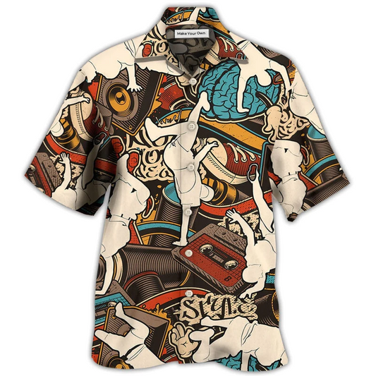 Hawaiian Shirt / Adults / S Dance Break Dance Cool Style - Hawaiian Shirt - Reefox