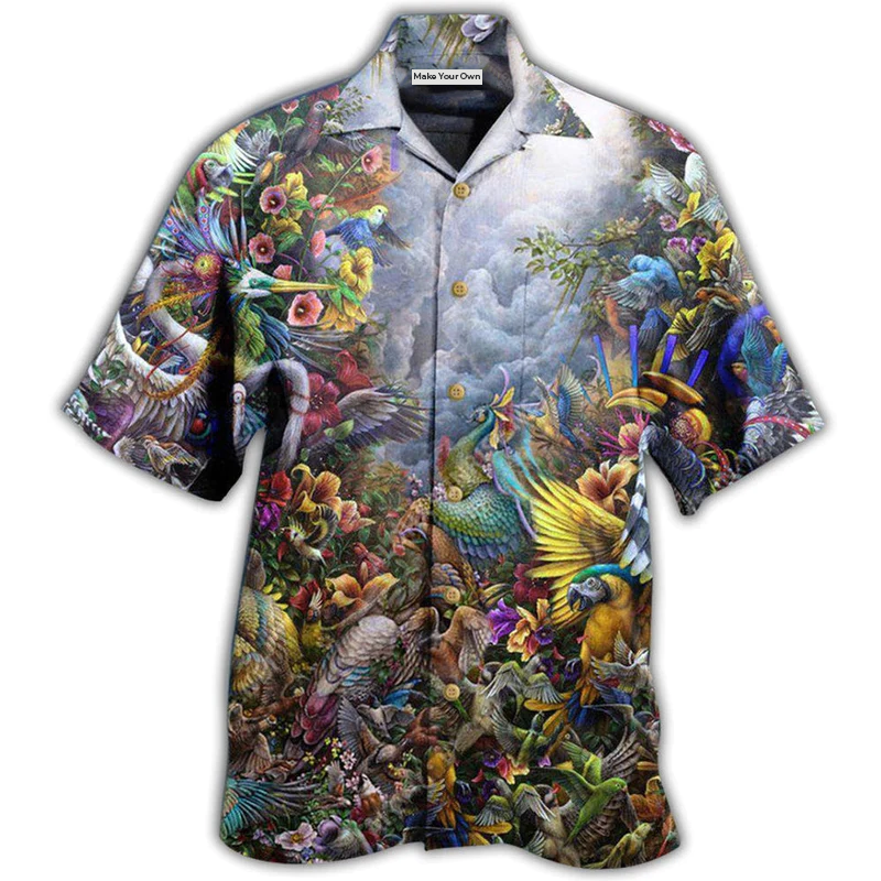 Hawaiian Shirt / Adults / S Bird Heaven Amazing Garden - Hawaiian Shirt - Reefox