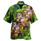 Hawaiian Shirt / Adults / S Owl Love Animals Life Style Lovely - Hawaiian Shirt - Reefox