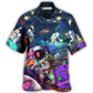 Hawaiian Shirt / Adults / S Hippie Peace Life In To The Galaxy Sky - Hawaiian Shirt - Reefox