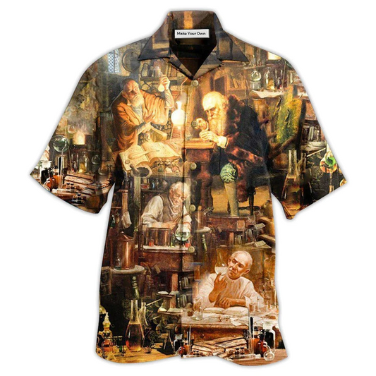 Hawaiian Shirt / Adults / S Chemistry One Thing That You Can't Fake Is Chemistry Research - Hawaiian Shirt - Reefox