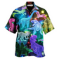 Hawaiian Shirt / Adults / S Dinosaur Fullcolor Neon Cool - Hawaiian Shirt - Reefox