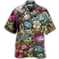 Hawaiian Shirt / Adults / S D20 Loves Flowers - Hawaiian Shirt - Reefox