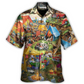 Hawaiian Shirt / Adults / S Camping Glamping Tent Family Picnic Happiness - Hawaiian Shirt - Reefox