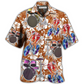 Hawaiian Shirt / Adults / S Drum I Like Cycling And Drums - Hawaiian Shirt - Reefox