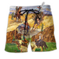 Beach Short / Adults / S Cowboy Love Life In To The Desert I Go - Beach Short Reefox - Owls Matrix LTD