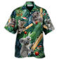 Cricket Koala Funny Lover Cricket And Koala - Hawaiian Shirt - Reefox