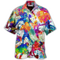Hawaiian Shirt / Adults / S American Football Strong Spirit Brave Heart - Hawaiian Shirt - Reefox