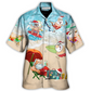 Hawaiian Shirt / Adults / S Christmas Santa Play On Beach - Hawaiian Shirt - Reefox